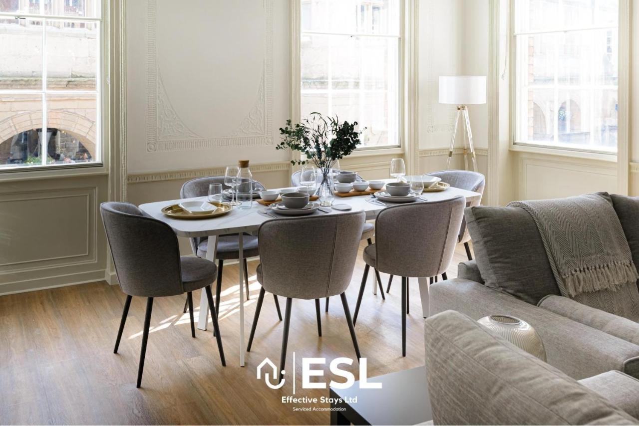 Most Central Luxury Grade 2 Listed Apartment Overlooking Shrewsbury Square - Free Parking Exterior foto