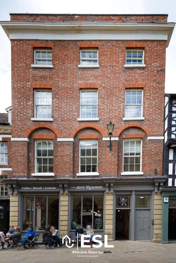 Most Central Luxury Grade 2 Listed Apartment Overlooking Shrewsbury Square - Free Parking Exterior foto
