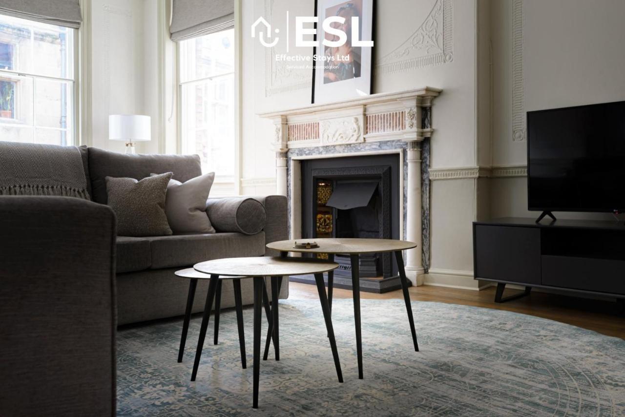 Most Central Luxury Grade 2 Listed Apartment Overlooking Shrewsbury Square - Free Parking Exterior foto